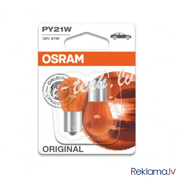 O7507-02B - OSRAM Original 7507 BAU15s 12V 21W PY21W 02B Рига - изображение 1