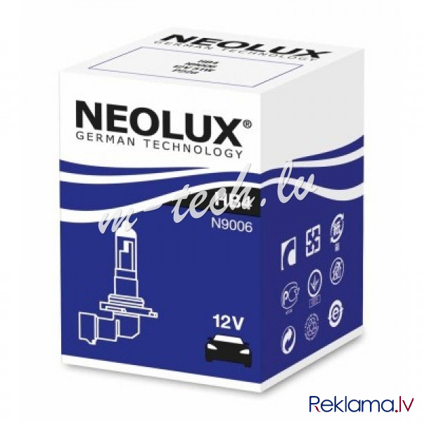 N9006 - NEOLUX P22d 12V 51W HB4 Rīga - foto 1