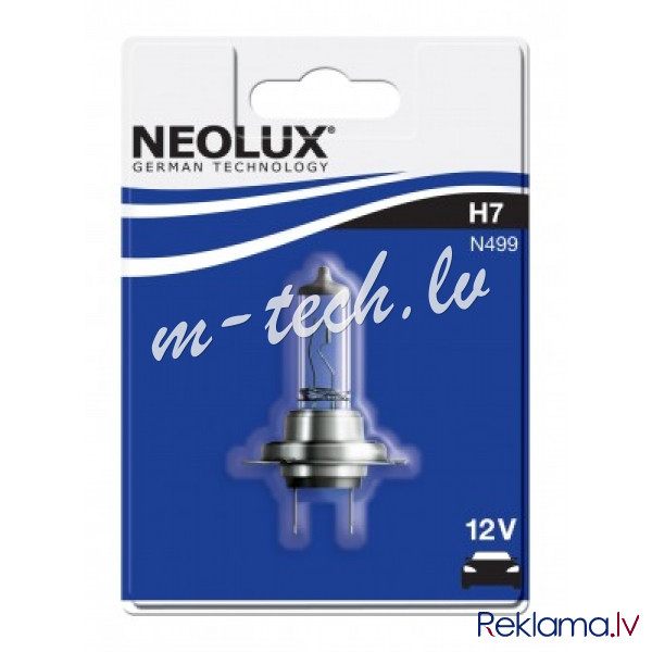 N499-01B - NEOLUX PX26d 12V 55W H7 Rīga - foto 1