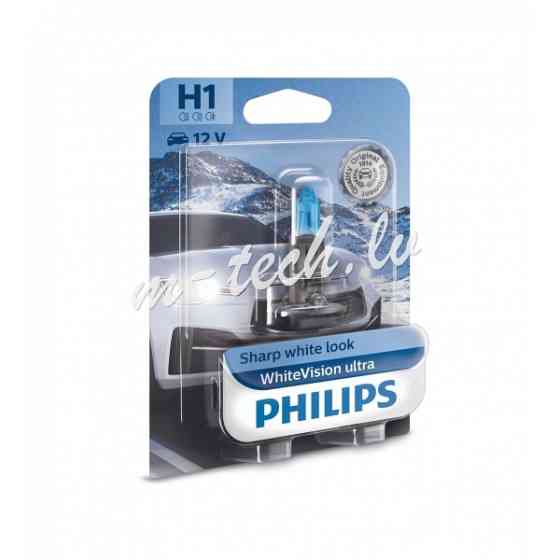 PH 12258WVUB1 - Philips WhiteVision ultra H1 12258 WVU 12V 55W P14.5s B1 Rīga