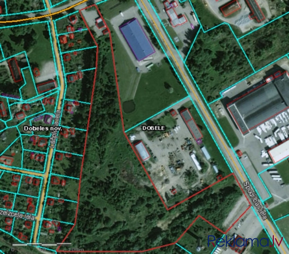 Pārdod zames gabalu 4,23ha platībā Dobles pilsētā, uzņēmuma Tenax un Dobeles dzirnavnieks Dobele un Dobeles novads - foto 1