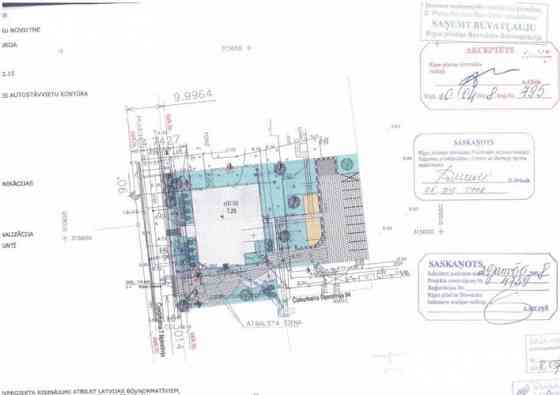 Zeme ar iespēju attīstīt projektu piecu stāvu mājai.  + Projekts 5-stāvu mājai 2007. gada. Termiņš i Rīga