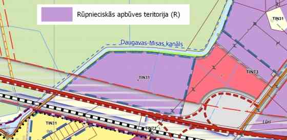 Pārdodam fasādes zemes gabalu A5 šosejas malā.  Pēc Ķekavas pagasta teritoriālā plānojuma zemes gaba Кекавская вол.