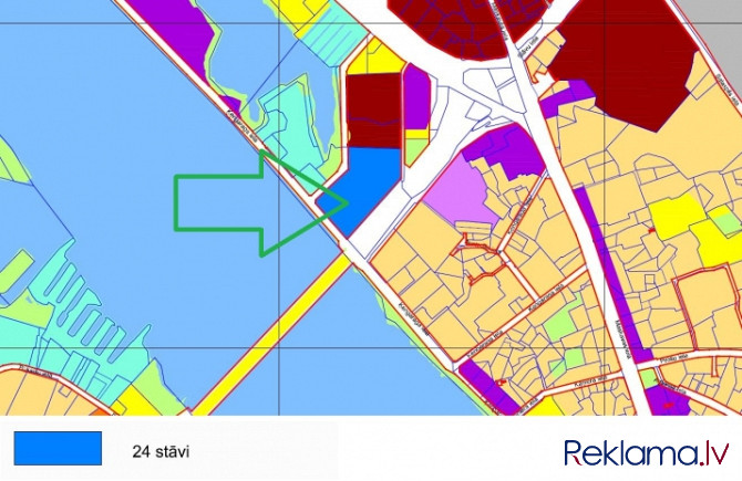 Jauktas izmantošanas teritorija - atļauts būvēt daudzstāvu daudzdzīvokļu mājas, Rīga - foto 3