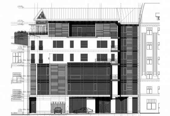 Zemes gabals Centrā.  Zemes gabals 1103,15  m2; Jaukta apbūve ar dzīvojamo funkciju; 2005. gada proj Рига