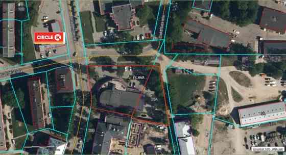 Property for sale in Jelgava city center.  Building - Akademiias 21 Street,  The land under it - Aka Jelgava un Jelgavas novads