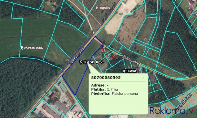 Tiek piedāvāts komerciālās apbūves zemesgabals Ķekava!  Zeme atrodas 25 km no Rīgas centra  Zemesgab Кекавская вол. - изображение 4