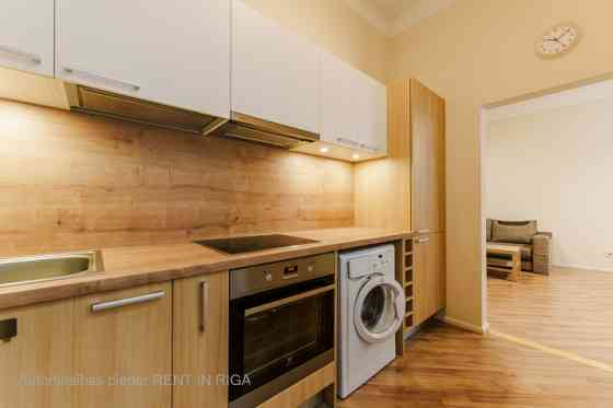 A furnished two-bedroom apartment in the very center of the city, which at the same time allows you  Rīga