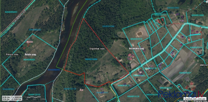 Zemes gabals Gaujas upes pirmajā līnijā. (Krasta līnija 800 m)  + Zemes gabals 15 km attālumā no Āda Рижский район - изображение 2