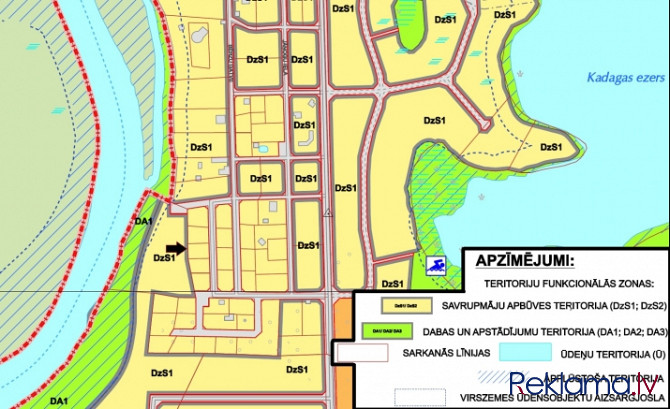 Pārdošana zemesgabals pie Gaujas un Kadagas ezera, Kadagā  Platība: 1512m Apbūves augstums: Ādažu novads - foto 5