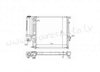 RA60623Q - 'OEM: 1728905' MT, EDA\\\Cooling - Radiators - BMW Z3  E36/7/E36/8 (1995-2003) Rīga