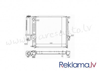 RA60623Q - 'OEM: 1728905' MT, EDA\\\Cooling - Radiators - BMW Z3  E36/7/E36/8 (1995-2003) Рига - изображение 1