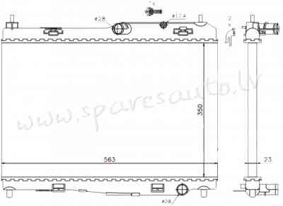 RA69235 - 'OEM: 1548603' EDA\\\Cooling - Radiators - FORD FIESTA (2013-2017) Рига