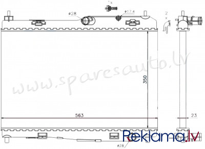 RA69235 - 'OEM: 1548603' EDA\\\Cooling - Radiators - FORD FIESTA (2013-2017) Рига - изображение 1