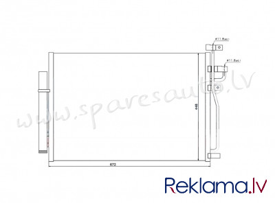 RC940010 - 'OEM: 4803973' petrol, EDA\\\Cooling - Kondicioniera Radiators - CHEVROLET CAPTIVA  KLAC  Rīga - foto 1