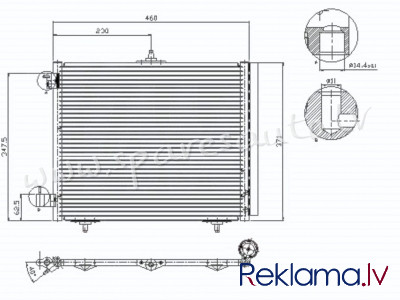 RC94595 - 'OEM: 9635759480' EDA\\\Cooling - Kondicioniera Radiators - PEUGEOT 207  W_ (2006-2013) Рига - изображение 1