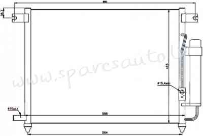 RC94641 - 'OEM: 96469289' EDA\\\Cooling - Kondicioniera Radiators - CHEVROLET AVEO/KALOS  T200 (2003 Rīga