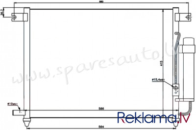 RC94641 - 'OEM: 96469289' EDA\\\Cooling - Kondicioniera Radiators - CHEVROLET AVEO/KALOS  T200 (2003 Рига - изображение 1