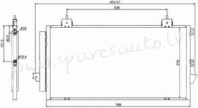 RC94741 - 'OEM: 8846042070' EDA\\\Cooling - Kondicioniera Radiators - TOYOTA RAV 4 II  XA20 (2000-20 Рига