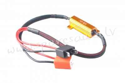 RE005 - 1pc. Resistor H7 LED Warning Canceller 50W/6ohm - Elektrība - UNSORTED AUTO PIEDERUMI Рига