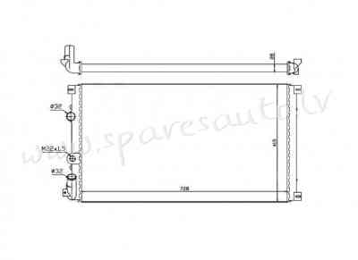 RA63812Q - 'OEM: 7701049664' MT - Radiators - RENAULT MASTER (2004-2006) Rīga