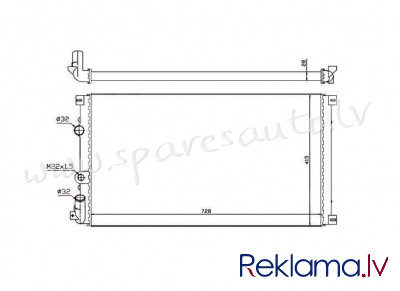 RA63812Q - 'OEM: 7701049664' MT - Radiators - RENAULT MASTER (2004-2006) Rīga - foto 1