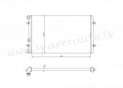 RA65201Q - 'OEM: 1J0121253H' MT/AT, EDA\\\Cooling - Radiators - VW GOLF IV (1997-2003) Рига