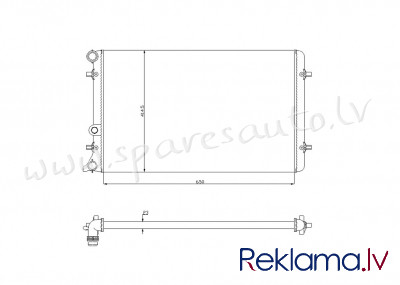 RA65201Q - 'OEM: 1J0121253H' MT/AT, EDA\\\Cooling - Radiators - VW GOLF IV (1997-2003) Rīga - foto 1