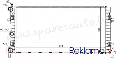 RA640012 - 'OEM: 6R0.121.253'  - Radiators - VW POLO  V (2009-2017) Рига - изображение 1