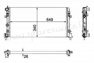 RA640012Q - 'OEM: 6R0 121 253' EDA\\\Cooling - Radiators - VW POLO  V (2009-2017) Рига