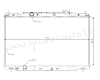 RAHDA131 - 'OEM: 19010R5AA51' EDA\\\Cooling - Radiators - HONDA CR-V (2015-2016) Rīga