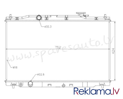 RAHDA131 - 'OEM: 19010R5AA51' EDA\\\Cooling - Radiators - HONDA CR-V (2015-2016) Rīga - foto 1