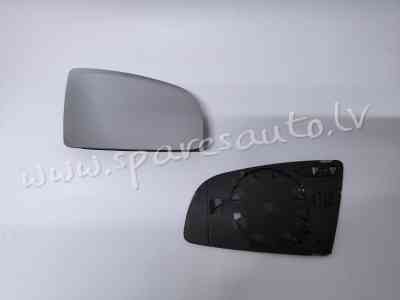 1334551M - 8E0857536C, 8E0857536D heated, convex, chrome R - Spoguļa Stikls Ar Pamatni - AUDI A4  B6 Рига