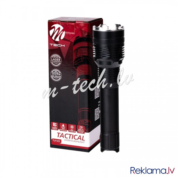 TLF102 - M-TECH Tactical Laser Flashlight TLF102. 1x10W White LASER LED Rīga - foto 1