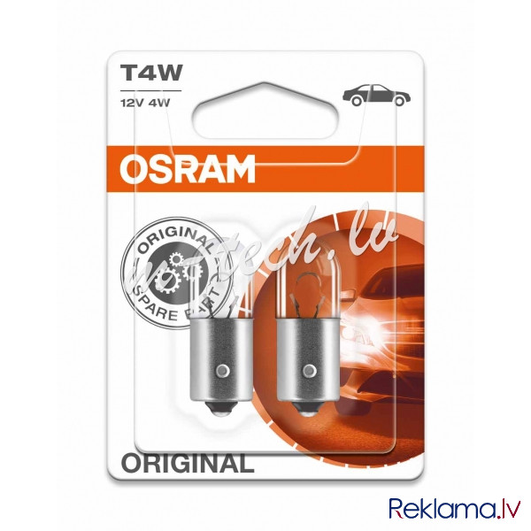 O3893-02B - OSRAM Original 3893 BA9s 12V 4W T4W 02B Рига - изображение 1