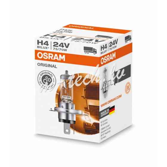 O424 - Halogen OSRAM Orginal 64196 P43t 24V 75/70W H4 Rīga