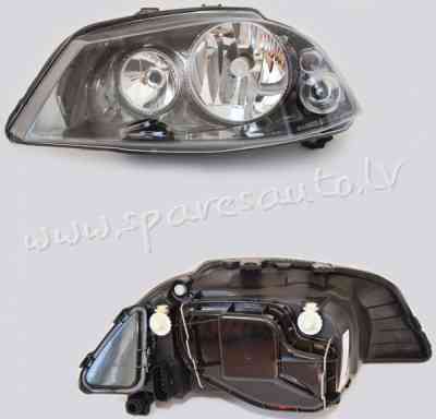 ZST1112L - 'OEM: 6L1941029' TYC, (02-06), without motor for headlamp levelling, double, Black, H3/H7 Рига