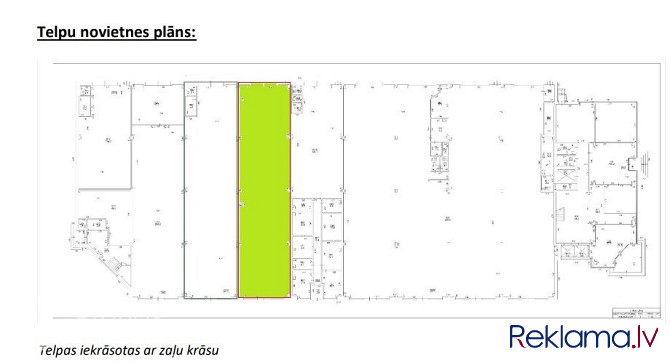 Tiek piedāvātas ražotnes/ noliktavas/  telpas ēkas 1.stāvā 225m2 platībā.Telpas sevī Rīga - foto 8