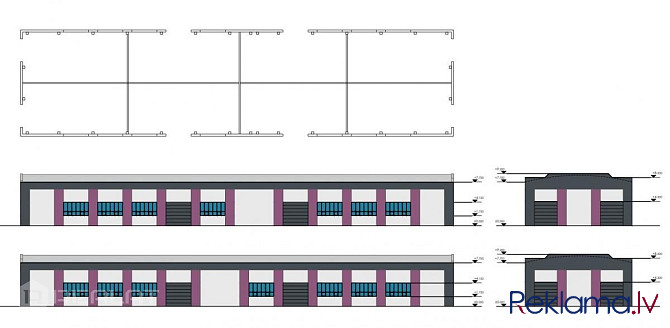 Iznomā telpas Biznesa kompleksā DV8.  Telpas  + Ekspozīciju zāle 39,1 m2.  + Birojs 50,6 m2. ( otrai Рига - изображение 6