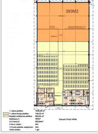 Iznomā tirdzniecības - ēdināšanas telpas + Telpas ēkas 1. stāvā ar kopējā platība 124.9 m2. , griest Rīga