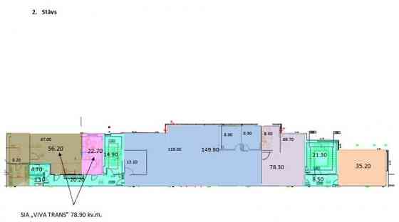 Piedāvā nomāt biroja telpas 272,4 m2 platībā, kas atrodas ēkas 2. stāvā Dzelzavas ielā 120A. Ērts at Rīga