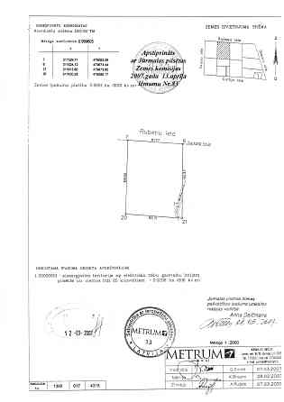 Pārdod zemes gabalu ar platību 9081 m2 Valteros, Jūrmalā. Zemes gabals ir ar skaistu mežu, ko apbūvē Jūrmala