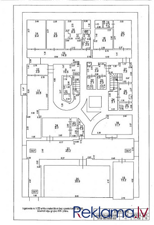 Iznomā biroja telpas , sadalītas divos stāvos   +  1. stāvs 110 m2. gaišas , plašas telpas Rīga - foto 17