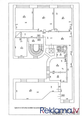 Iznomā biroja telpas , sadalītas divos stāvos   +  1. stāvs 110 m2. gaišas , plašas telpas Rīga - foto 15