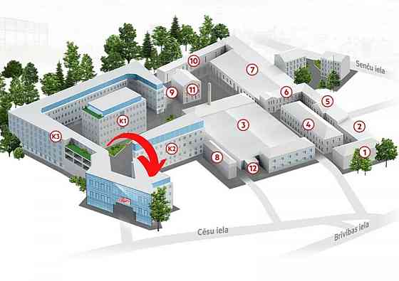 Iznomā tirdzniecības telpas divos stāvos . Pirmais stāvs 200 m2 , otrais stāvs 600 m2 plaša  tirdzni Rīga