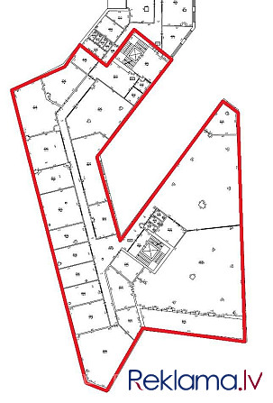 Iznomā tirdzniecības telpas divos stāvos . Pirmais stāvs 200 m2 , otrais stāvs 600 m2 plaša Rīga - foto 1