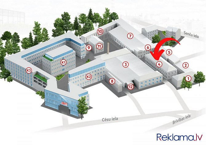 Tirdzniecības parks K3 Mall Kurzemes prospektā 3, Rīgā, iznomā tirdzniecības platības sākot ar 45 m2 Рига - изображение 15