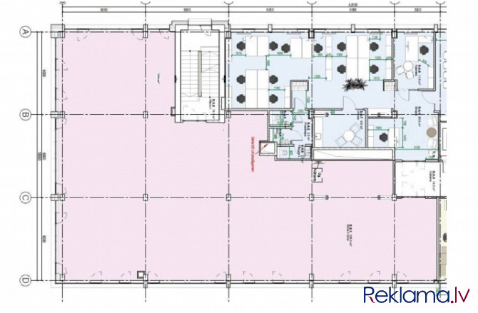 Офис в новом проекте "Valdemāra office". Арендная плата включает в себя полную отделку, Рига - изображение 12