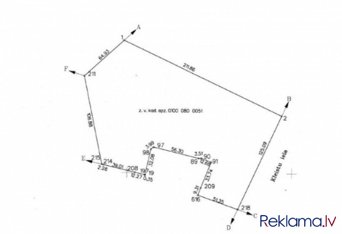 Pārdodas fasādes zemes gabalu tieši pie Kleistu ielas. Kopējā platība 26253 m2.   Saskaņā Rīga - foto 2