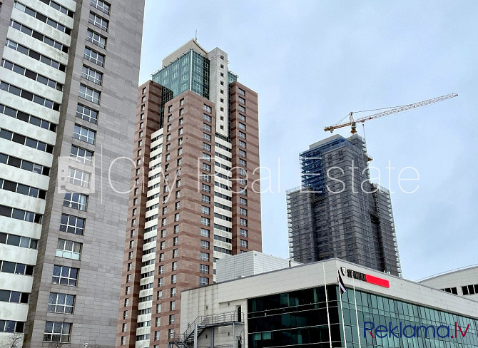 Projekts - Panorama Plaza, jaunceltne, monolīta betona sienas, labiekārtota apzaļumota Rīga - foto 8